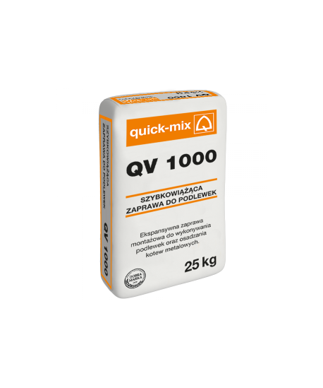 Quick Mix QV 1000 Szybkowiążąca zaprawa do podlewek 25kg